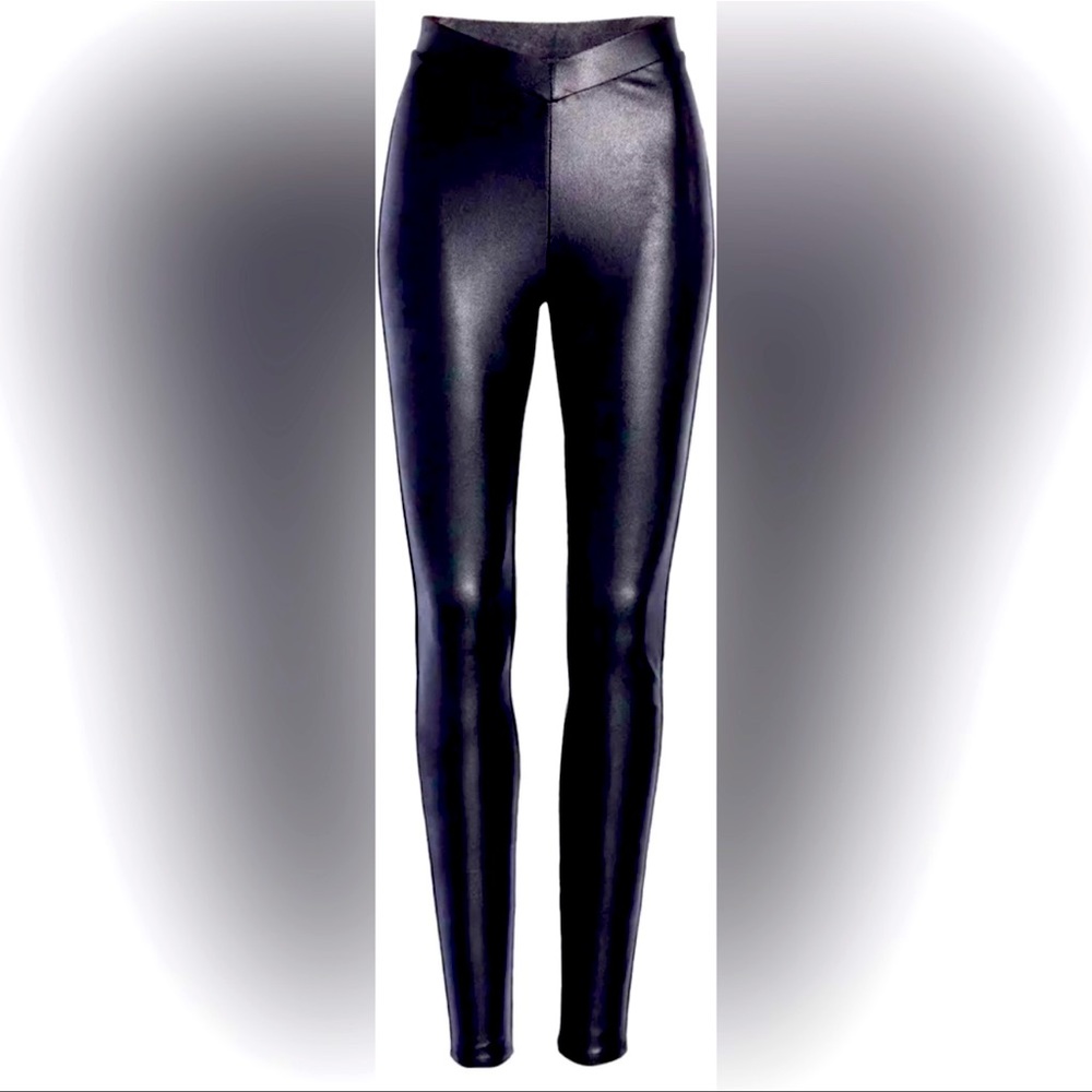 Naked Wardrobe Under My Skin High V Waist Leggings Small